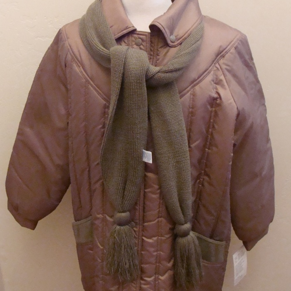 NWT Vintage Women's Dani Colby Nylon Puffer Jacket